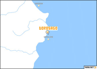 map of Dorosago