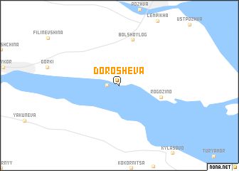 map of Dorosheva