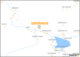 map of Doroshevo