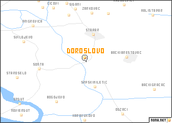 map of Doroslovo