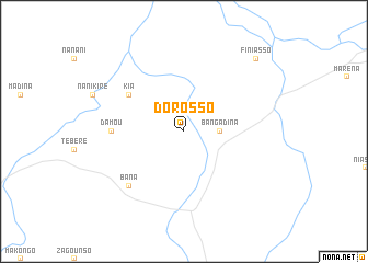 map of Dorosso