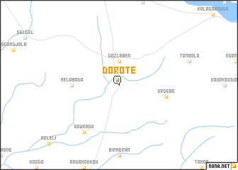 map of Doroté