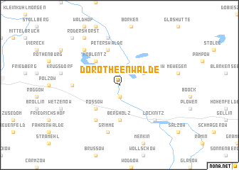 map of Dorotheenwalde