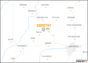 map of Dorothy