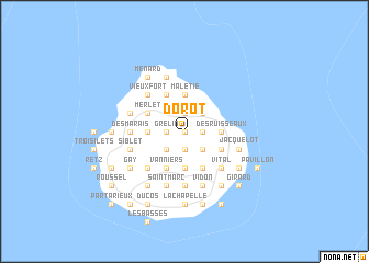 map of Dorot