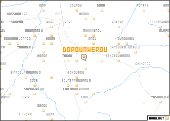 map of Dorounwérou