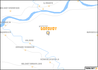 map of Dorovoy