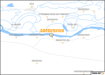 map of Dorovskikh