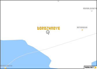 map of Dorozhnoye