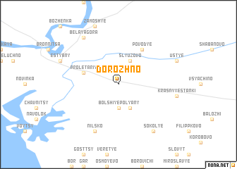map of Dorozhno