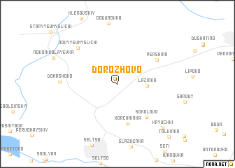 map of Dorozhovo