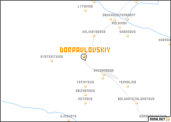 map of Dor Pavlovskiy