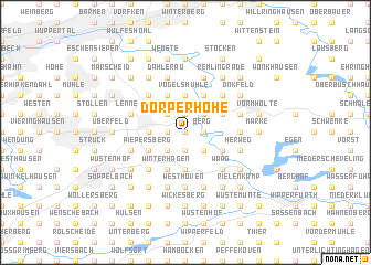 map of Dörperhöhe