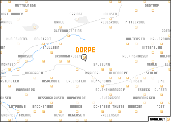 map of Dörpe