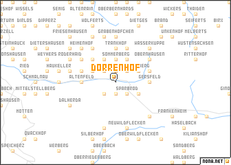 map of Dörrenhof