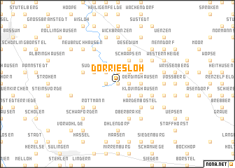 map of Dörriesloh