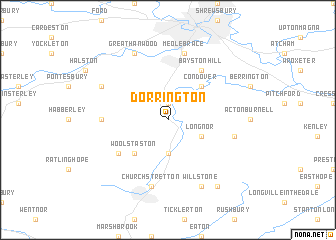 map of Dorrington