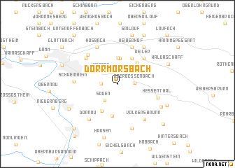 map of Dörrmorsbach