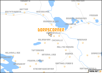map of Dorrs Corner