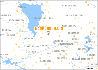 map of Dorrusawillin