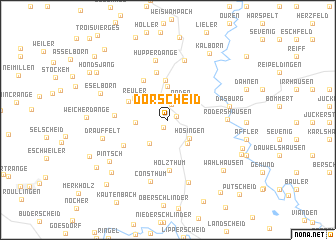 map of Dorscheid