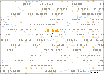 map of Dorsel