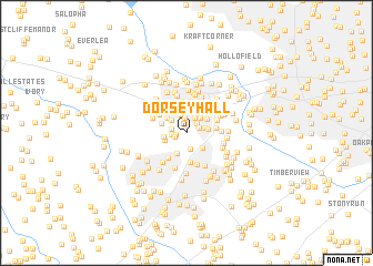 map of Dorsey Hall