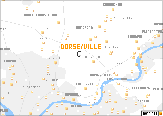 map of Dorseyville