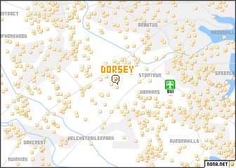 map of Dorsey