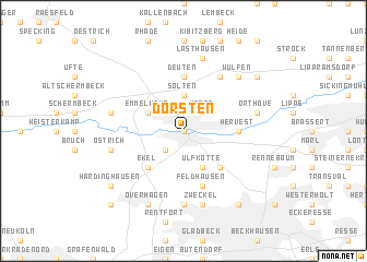 map of Dorsten