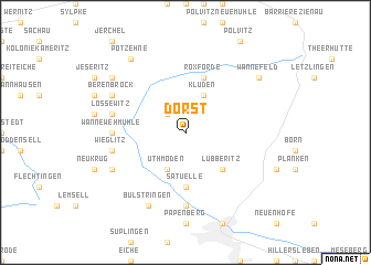 map of Dorst