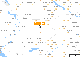 map of Dorsze