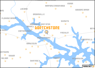 map of Dortch Store