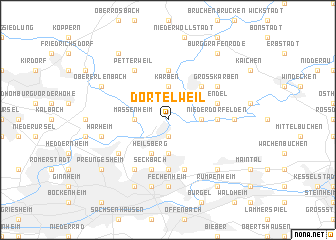 map of Dortelweil