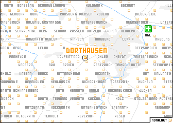 map of Dorthausen