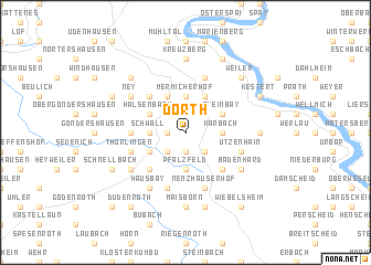 map of Dörth