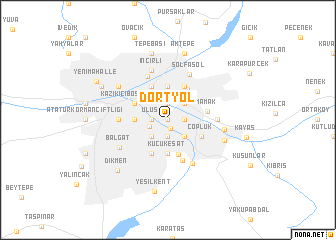 map of Dörtyol