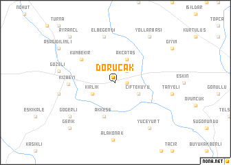 map of Dorucak
