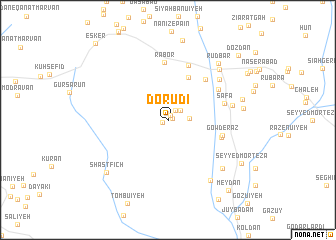 map of Do Rūdī