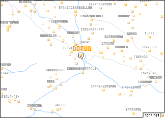 map of Dorūd