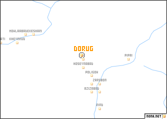 map of Dorūg