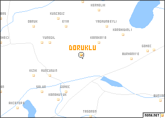 map of Doruklu