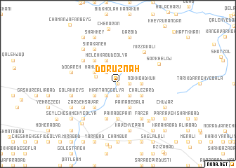 map of Do Rūznah