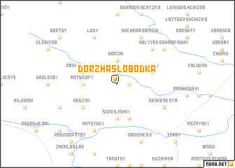 map of Dorzha-Slobodka