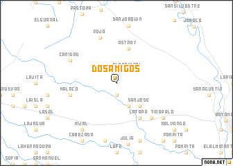 map of Dos Amigos