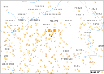 map of Došani