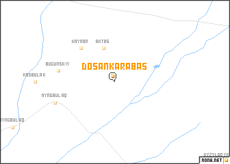 map of Dosan-Karabas