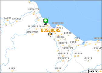 map of Dos Bocas