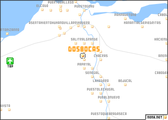 map of Dos Bocas