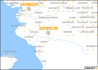 map of Dos Bocas